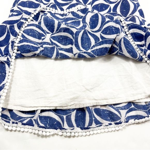 Crewcuts Girls Navy Blue White Geometric Dress Size 7 - Picture 5 of 8